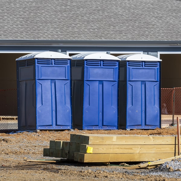 are there any restrictions on what items can be disposed of in the portable toilets in Centuria Wisconsin